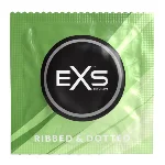 Презерватив - EXS Ribbed And Dotted Condom, 1 шт. - мініатюра 1