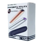 Міні-вібратор - Rechargeable Powerful Bullet Vibrator Silver - мініатюра 1