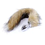 Анальна пробка - Fox Tail Brown, XL - мініатюра 1