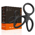 Ерекційне кільце - Triple Silicone Cock Ring Erospace Men’s Play B14 - мініатюра 1