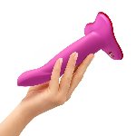 Фалоімітатор Fun Factory LIMBA FLEX M Magenta (м'яте паковання!!!) - мініатюра 3