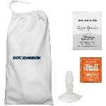 Фалоімітатор Doc Johnson The Realistic Cock ULTRASKYN - 5" with Balls Vanilla (надрив паковання!!!) - мініатюра 8