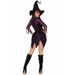 Костюм відьми Leg Avenue Mystical Witch L, сукня, капелюх - мініатюра 5