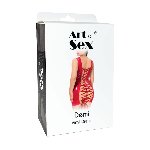 Лакована сукня на шнурівці Art of Sex - Demi, колір червоний, XS-M - мініатюра 3