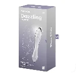 Двосторонній скляний дилдо Satisfyer Dazzling Crystal 1 Transparent (м'яте паковання!!!) - мініатюра 6