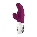 Вібратор-кролик Fun Factory MISS BI grape/white (м'яте паковання!!!) - мініатюра 5