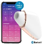 Вакуумный клиторальный стимулятор Satisfyer Love Triangle White (м'яте паковання!!!) - мініатюра 1