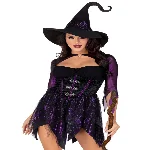 Костюм відьми Leg Avenue Mystical Witch M, сукня, капелюх - мініатюра 1