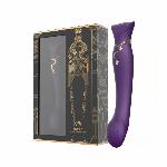 Смартвібратор Zalo — Queen Twilight Purple, пульсівна перлина, кристал Swarovski - мініатюра 7