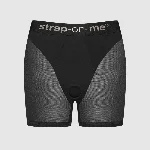 Шорти з фіксацією дилдо Strap-On-Me Harness Lingerie Halo – XS – Black, велосипедки - мініатюра 1
