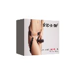 Труси для страпона Strap-On-Me Leatherette Harness Curious Holographic Rose Gold (м'яте паковання!!!) - мініатюра 8