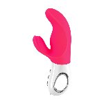 Вібратор-кролик Fun Factory MISS BI pink/white (м'яте паковання!!!) - мініатюра 5