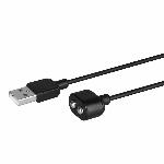 Зарядка (запасний кабель) для іграшок Satisfyer USB charging cable Black (відкрите паковання!!!) - мініатюра 5