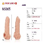 Насадка на член Kokos Nude Sleeve NS 005 S - мініатюра 4