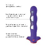 Фалоімітатор Fun Factory BOUNCER, фіолетовий (м'яте паковання!!!) - мініатюра 6