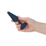 Анальна пробка Lux Active Twist Plug Small Blue (м'яте паковання!!!) - мініатюра 6