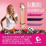 Потужний мінівібратор Rocks Off Bamboo Rose Gold - мініатюра 4