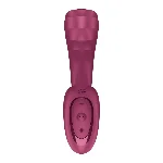 Вагінально-кліторальний вібратор Satisfyer G for Goddess 3 Wine Red (м'яте паковання!!!) - мініатюра 4