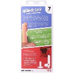 Фалоімітатор Doc Johnson The Realistic Cock ULTRASKYN 7 Inch with Balls Vanilla (м'яте паковання!!!) - мініатюра 12