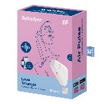 Вакуумный клиторальный стимулятор Satisfyer Love Triangle White (м'яте паковання!!!) - мініатюра 8