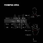 Чокер на ланцюжку з мітенками Art of Sex - Deily, колір чорний, XS-M - мініатюра 3