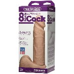 Фалоімітатор Doc Johnson Vac-U-Lock - 8 Inch ULTRASKYN Cock White (м'яте паковання!!!) - мініатюра 5