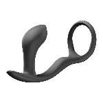 Анальна пробка з ерекційним кільцем Fun Factory BOOTIE RING Black (м'яте паковання!!!) - мініатюра 4