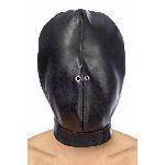 Капюшон для БДСМ Fetish Tentation Closed BDSM hood in leatherette - мініатюра 1