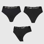 Трусики-бразиліана з фіксацією дилдо Strap-On-Me Harness Lingerie Idole – S – Black, високі - мініатюра 2