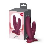 Подвійний фалоімітатор Fun Factory RYDE Wine Red (м'яте паковання!!!) - мініатюра 7