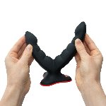 Подвійний фалоімітатор Fun Factory RYDE black (м'яте паковання!!!) - мініатюра 7