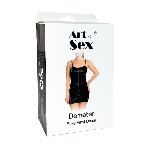 Лакована сукня Art of Sex - Demeter, колір чорний, розмір L - мініатюра 3