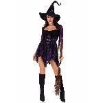 Костюм відьми Leg Avenue Mystical Witch M, сукня, капелюх - мініатюра 5