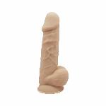 Фалоімітатор з вібрацією SilexD Norman Vibro Flesh (Model 1 size 8,5") LRS (м'яте паковання!!!) - мініатюра 4