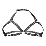 Портупея з металевими шипами Fetish Tentation Sexy Adjustable Chest Harness - мініатюра 1