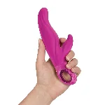 Вібратор-кролик для точки А Fun Factory LADY BI Magenta (м'яте паковання!!!) - мініатюра 6