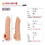 Насадка на член Kokos Nude Sleeve NS 001 S - мініатюра 5