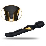Вібромасажер 2в1 Dorcel Dual Orgasms Gold (м'ята упаковка!!!) - мініатюра 4