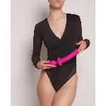 Анальна пробка з дилдо Strap-On-Me SWITCH PLUG-IN SEMI-REALISTIC DILDO FUCHSIA - L (м'ята упаковка) - мініатюра 6