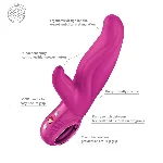 Вібратор-кролик для точки А Fun Factory LADY BI Magenta (м'яте паковання!!!) - мініатюра 8