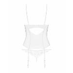 Корсет Obsessive Alissium corset & thong M/L (м'ята упаковка!!!) - мініатюра 8