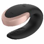 Смарт-вібратор для пар Satisfyer Double Love (Black) (м'яте паковання!!!) - мініатюра 6