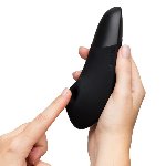 Вакуумний кліторальний стимулятор Womanizer Enhance Black (м'ята упаковка!!!) - мініатюра 9