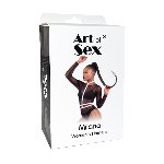 Жіноча портупея Art of Sex - Milana, екошкіра, розмір XS-2XL, колір чорний - мініатюра 4