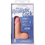 Фалоімітатор Doc Johnson The Realistic Cock ULTRASKYN - 5" with Balls Vanilla (надрив паковання!!!) - мініатюра 11