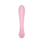 Двосторонній вібратор-кролик Satisfyer Triple Oh Pink (м'яте паковання!!!) - мініатюра 4