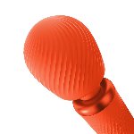 Вібромасажер Fun Factory VIM Vibrating Wand sunrise orange (м'яте паковання!!!) - мініатюра 7