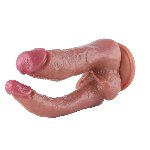 Подвійний фалоімітатор для секс-машин Hismith Double Penetrator, 9.25″ (м'яте паковання!!!) - мініатюра 12