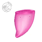 Менструальна чаша Fun Factory FUN CUP SIZE A Magenta (м'яте паковання!!!) - мініатюра 4