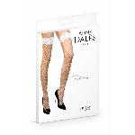 Панчохи в крупну сітку Anne De Ales ERICA T2 White - мініатюра 2